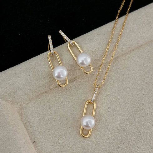 Fine Links Pearl Jewelry Set - House Of Pearls